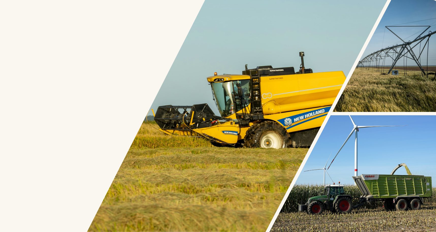 Utilaje agricole finanțate prin leasing: combină, sistem de irigații și utilaje pentru ferme